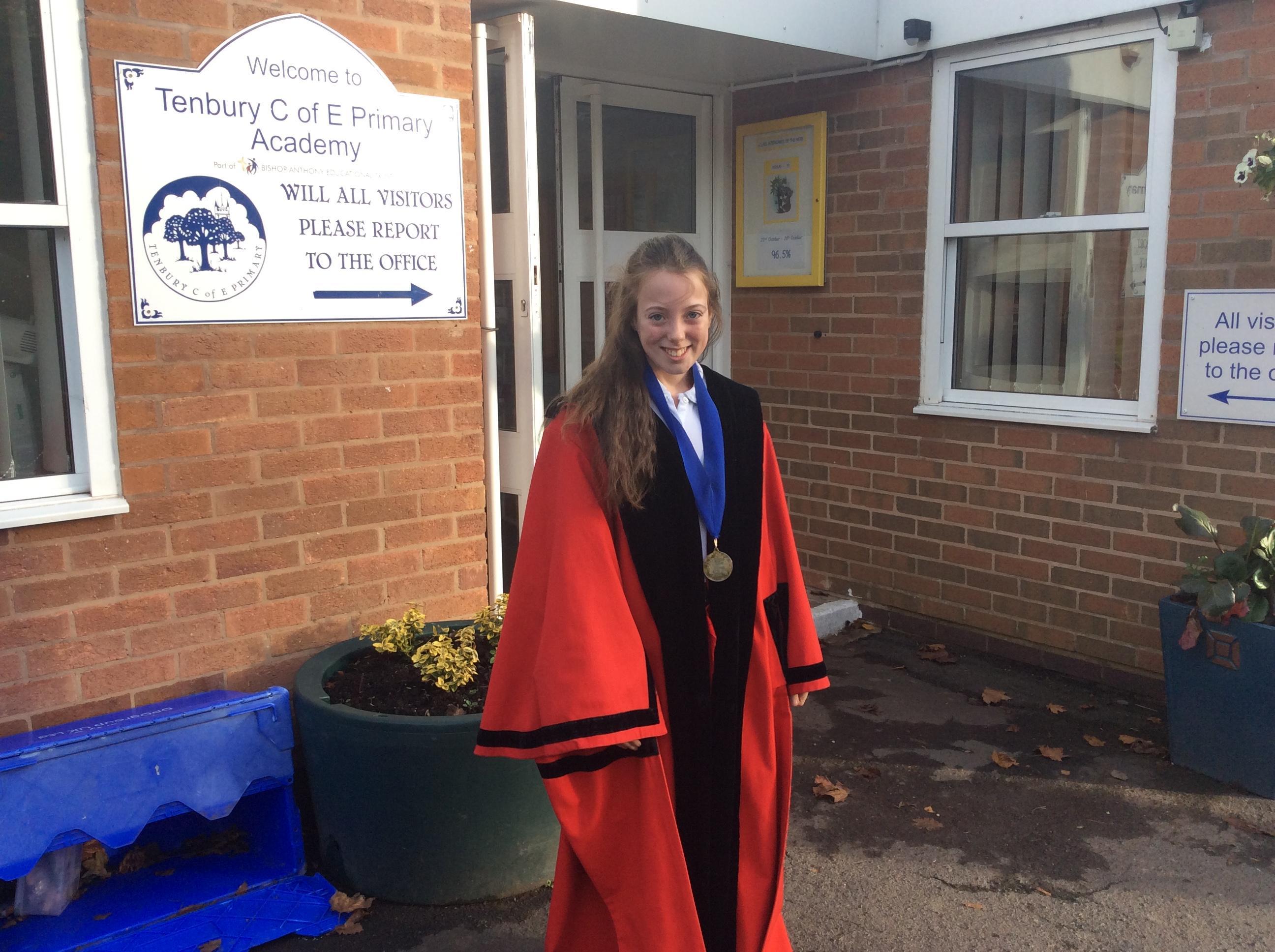 Getting ready to switch on the Christmas Lights!